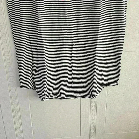 LAUREN Ralph Lauren Blue White Striped Sleeveless Round Neck Tunic NWOT Size XL - Picture 4 of 10